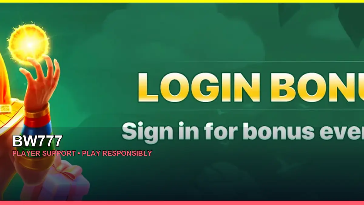 BW777 player support and responsible gaming guide for Philippine players