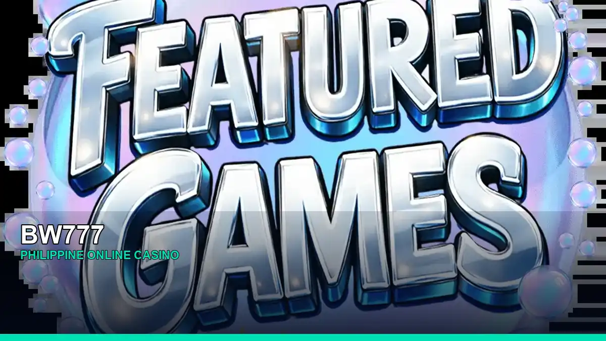 BW777 online casino and slot games for Philippine players